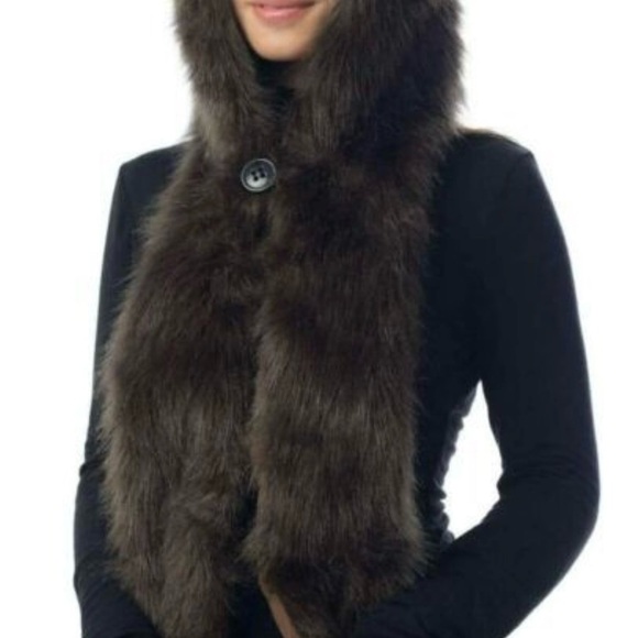 One size bear hat with hand pockets button closure - Picture 2 of 10